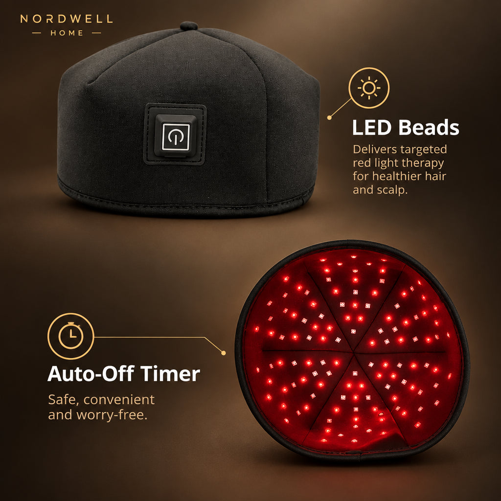 Red Light Therapy Cap — LED Scalp Comfort