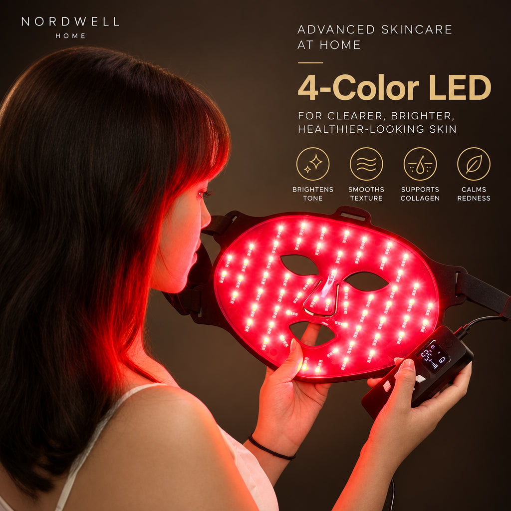 Red Light Therapy Face Mask — 4-Color LED