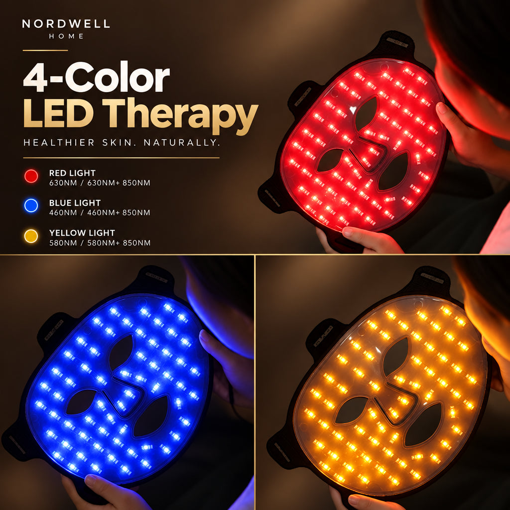Red Light Therapy Face Mask — 4-Color LED