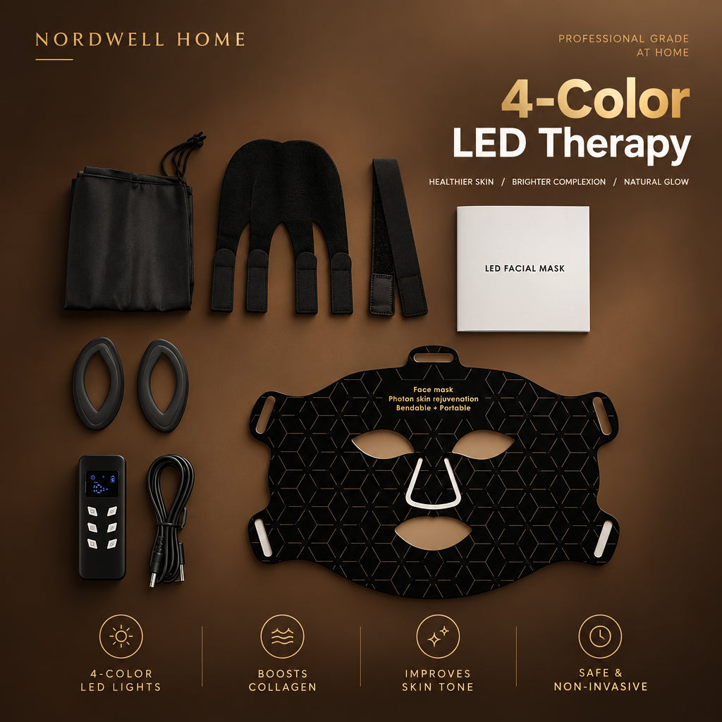 Red Light Therapy Face Mask — 4-Color LED