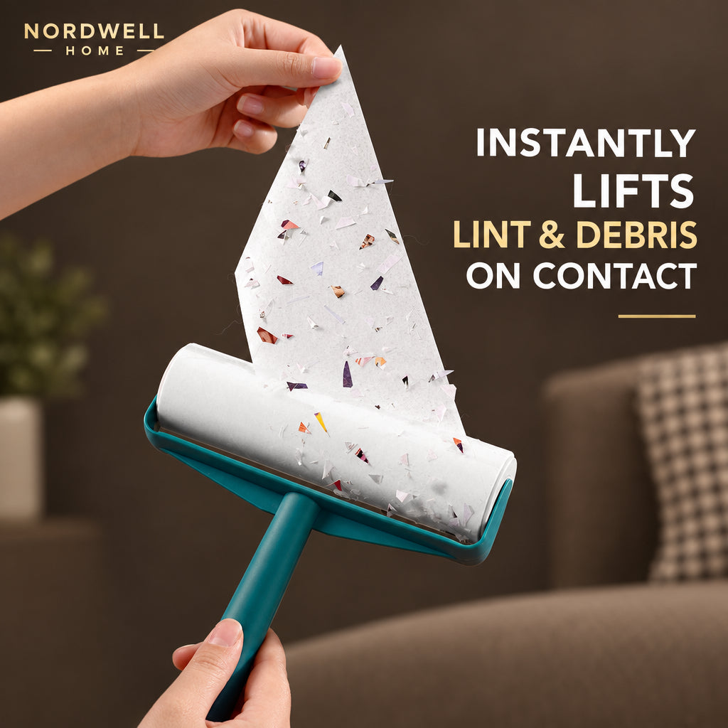 Reusable Lint Roller — Pet & Clothing Hair Remover