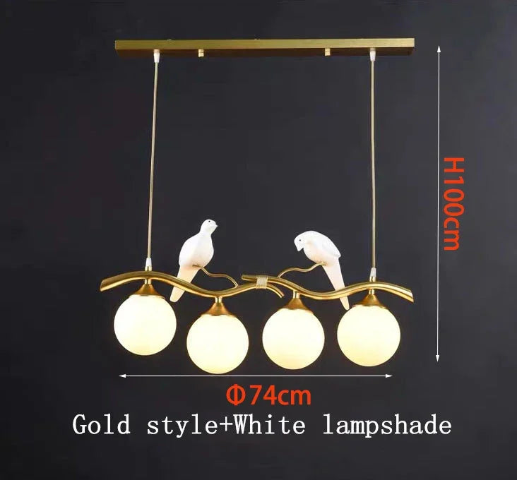 Nordic Spherical Glass Pendant Light