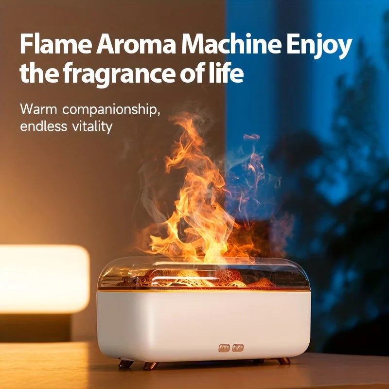 Simulated Flame Humidifier — Three-Speed