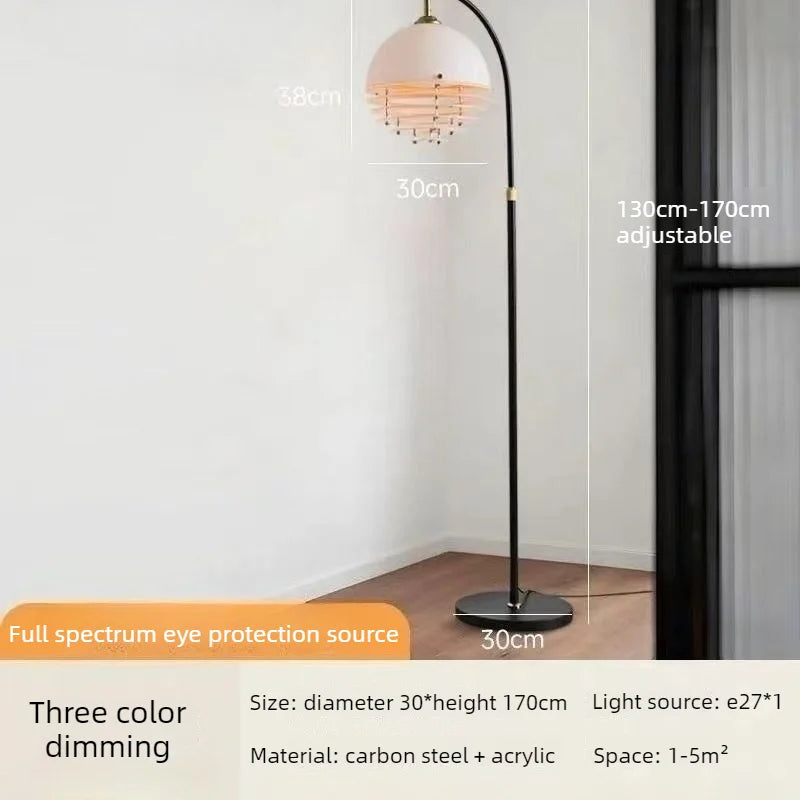 Sunset Floor Lamp — Minimalist Iron Base