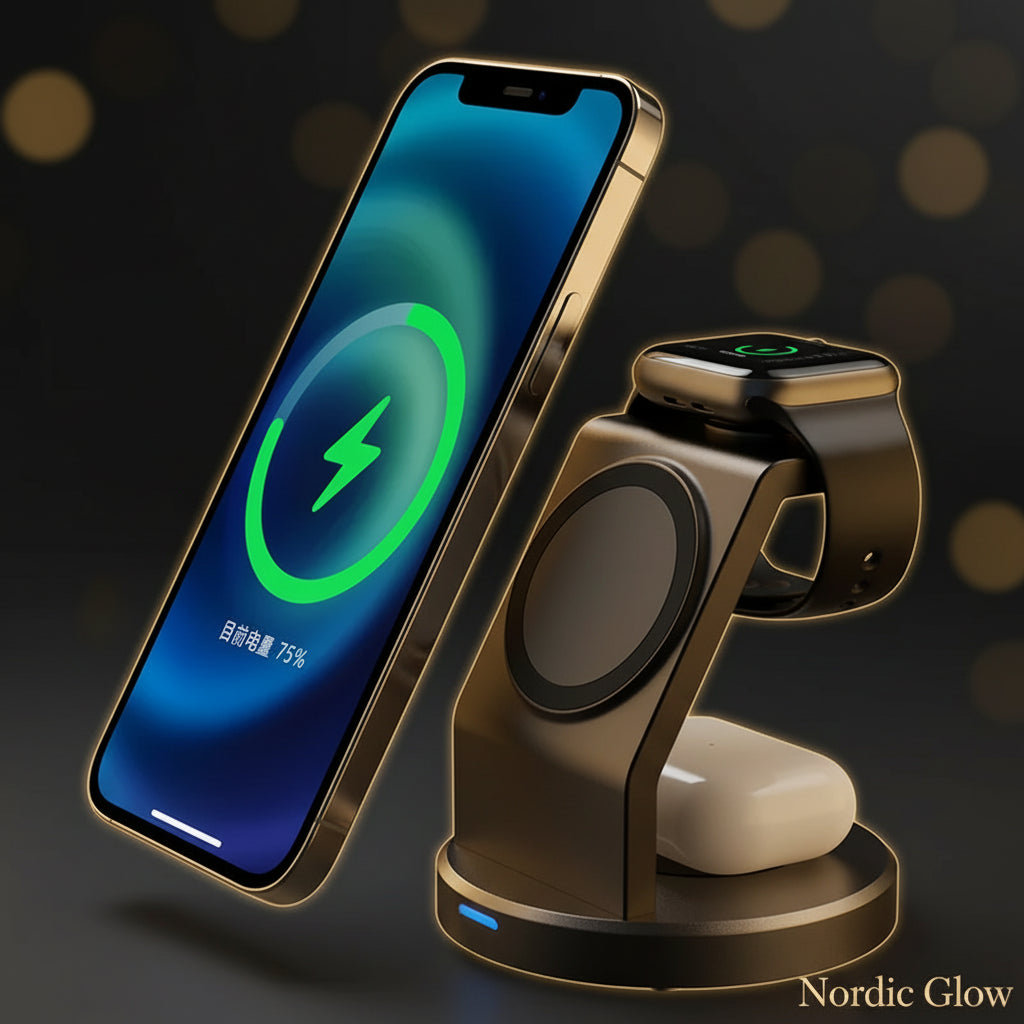 3-in-1 Magnetic Wireless Charging Stand