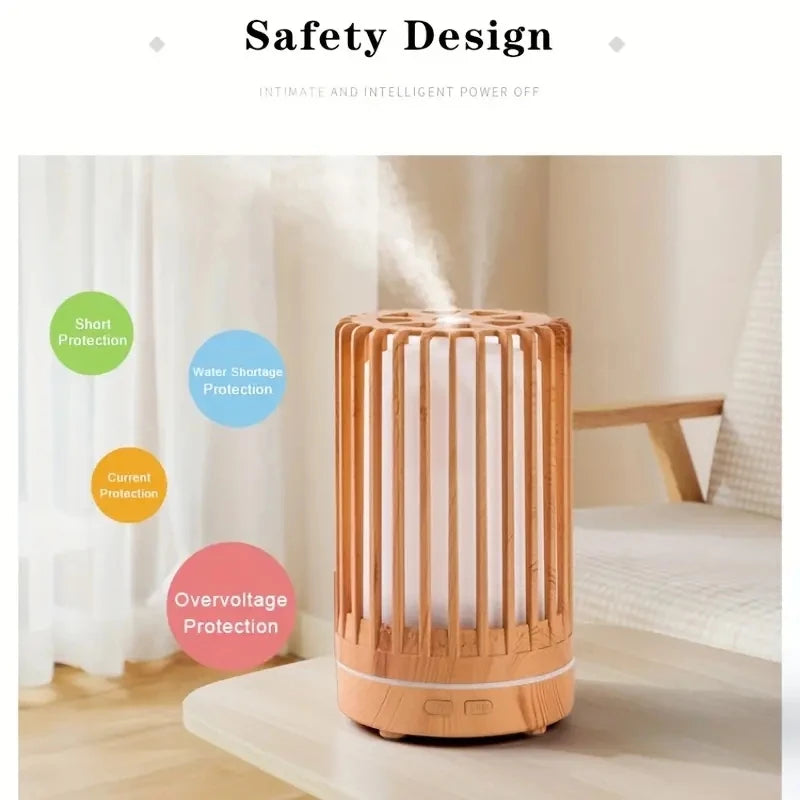 Bird Cage Aroma Diffuser — Ultrasonic Night Light
