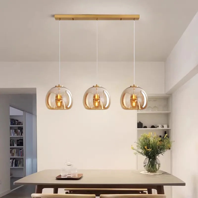 Nordic Chrome Pendant Light — Italian Design