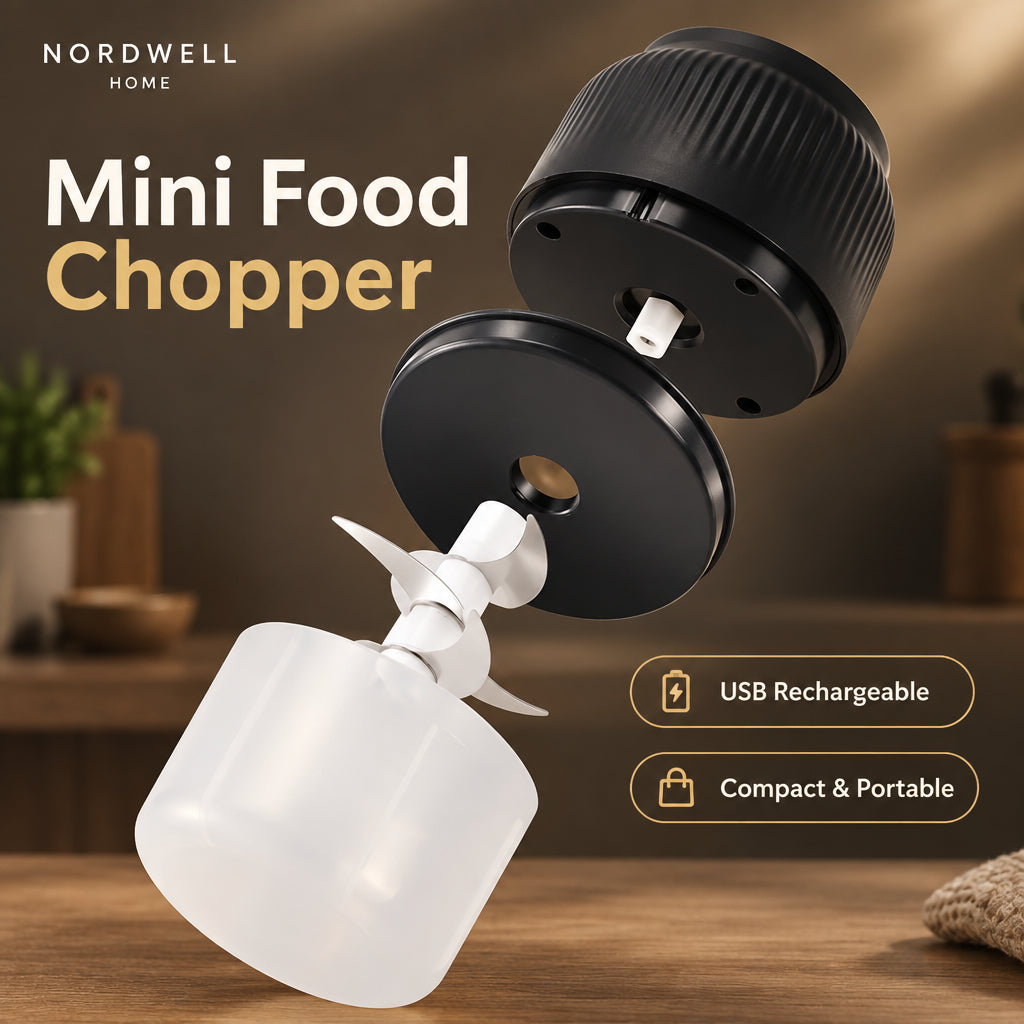 Mini Electric Vegetable Chopper — USB Rechargeable