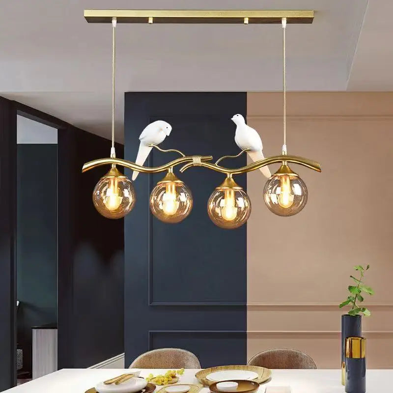Nordic Spherical Glass Pendant Light