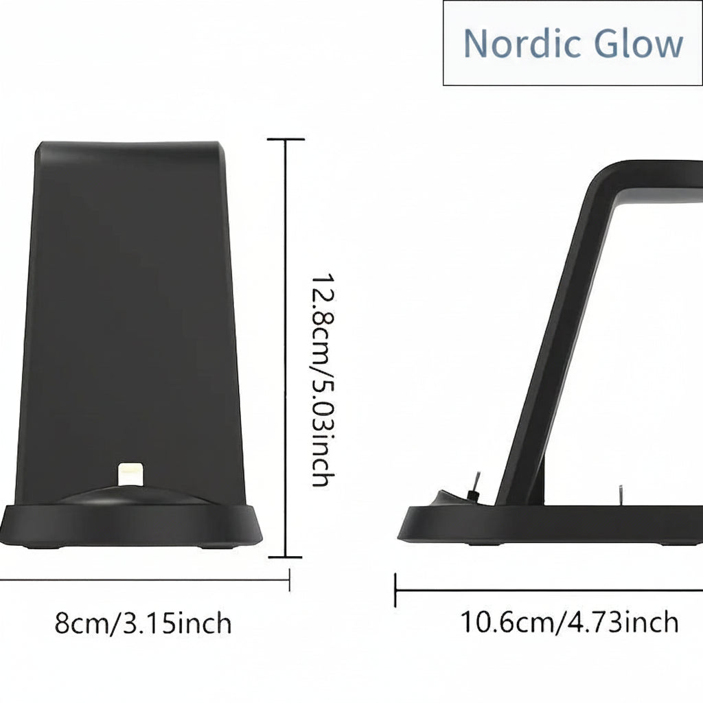 3-in-1 Charging Stand — Phone, Watch & Earbuds
