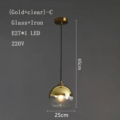 Nordic Minimalist Bedside Pendant Lamp
