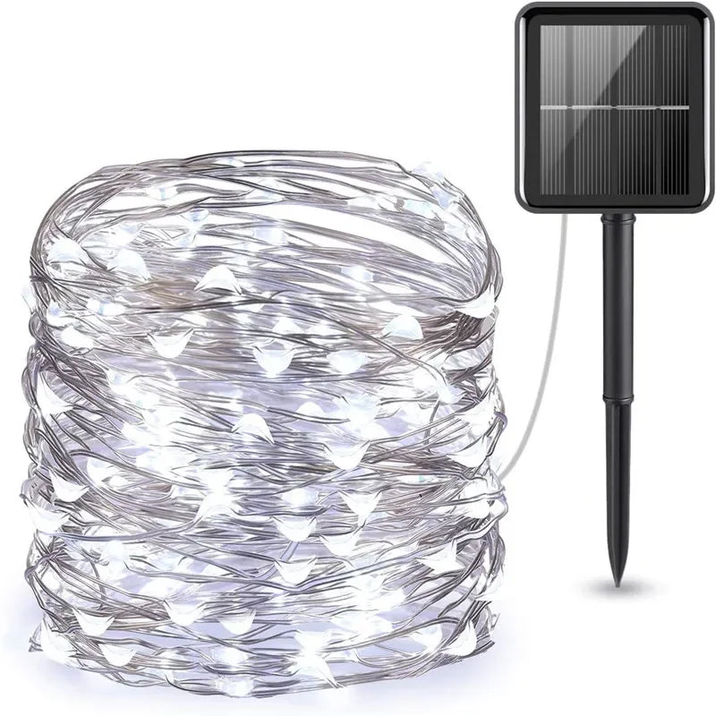 Solar Garden Fairy Lights — Twinkle, Waterproof