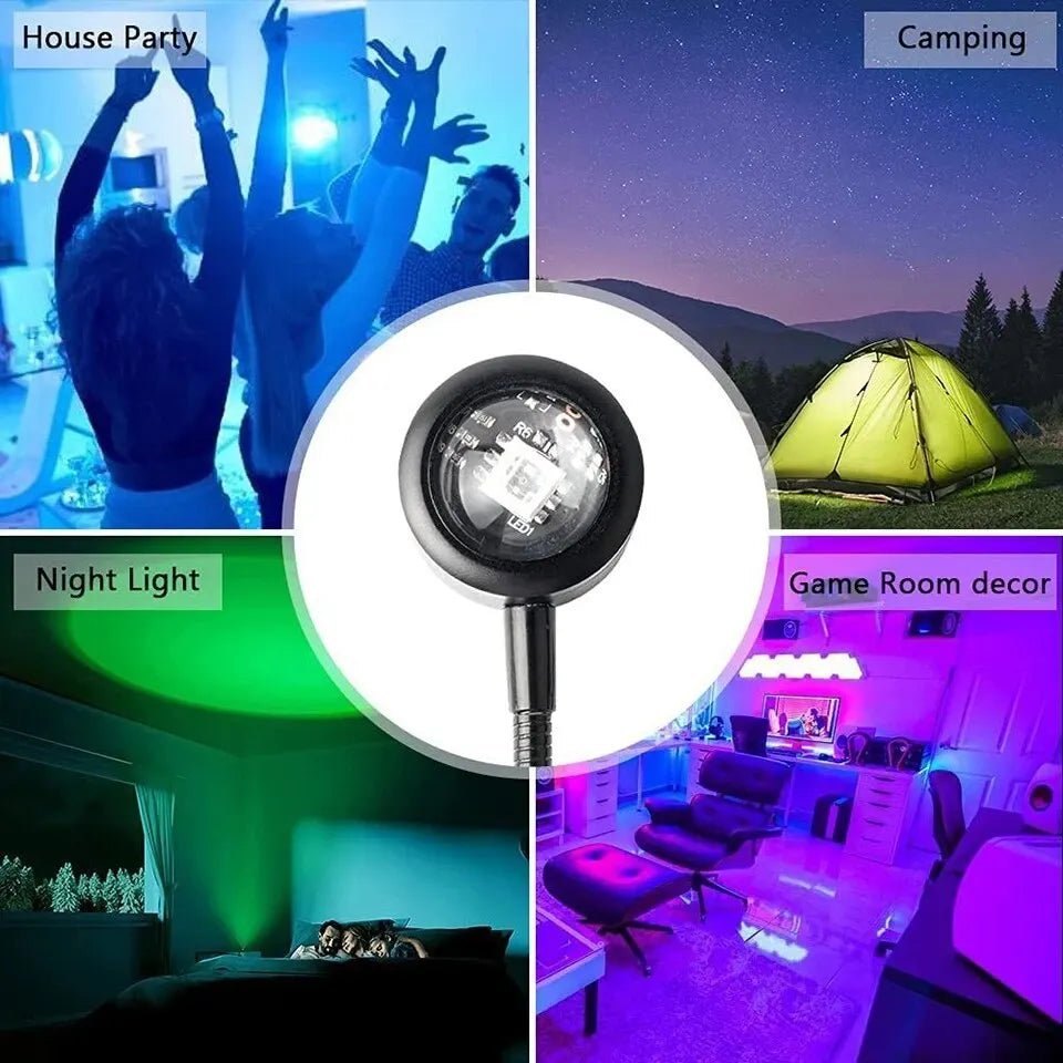 Sunset Projection Lamp — Neon Edition