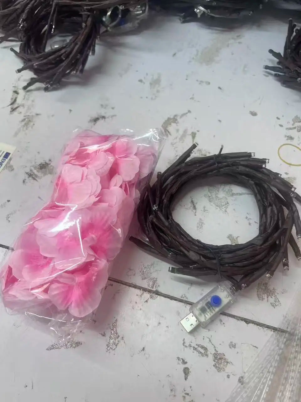 Cherry Blossom Fairy Lights — USB, 8 Modes