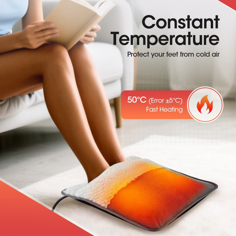 Electric Foot Warmer Mat — USB Heated Cover
