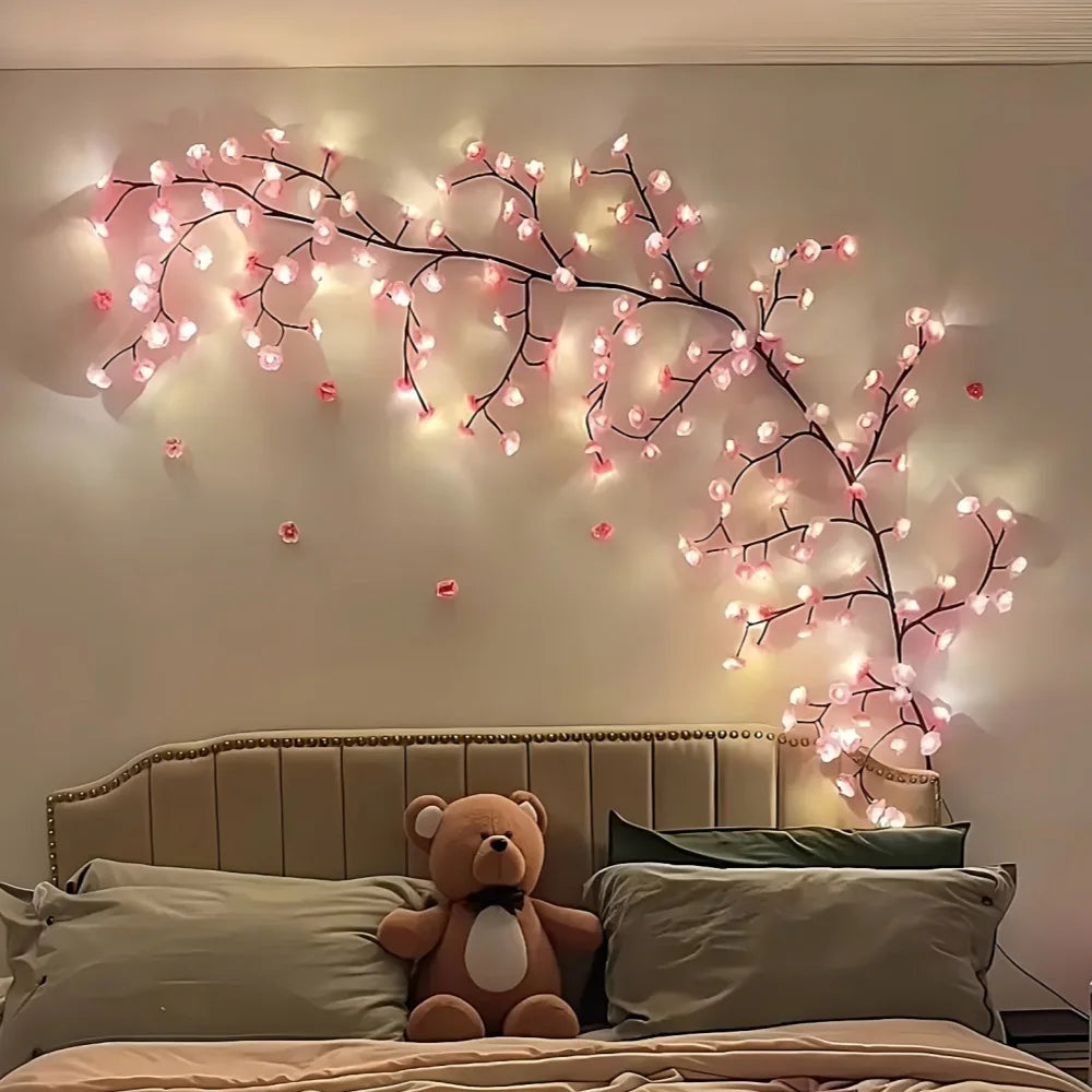 Cherry Blossom Fairy Lights — USB, 8 Modes