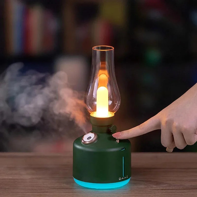 Retro Lamp Diffuser with seven color light modes