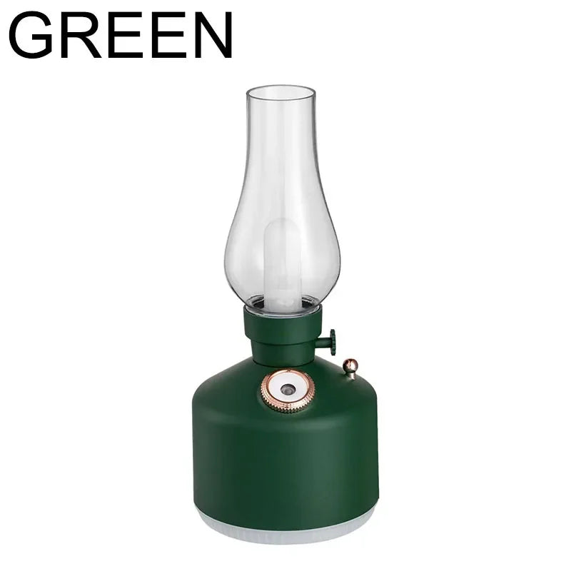 Retro Lamp Diffuser — 7-Color Cool Mist Humidifier