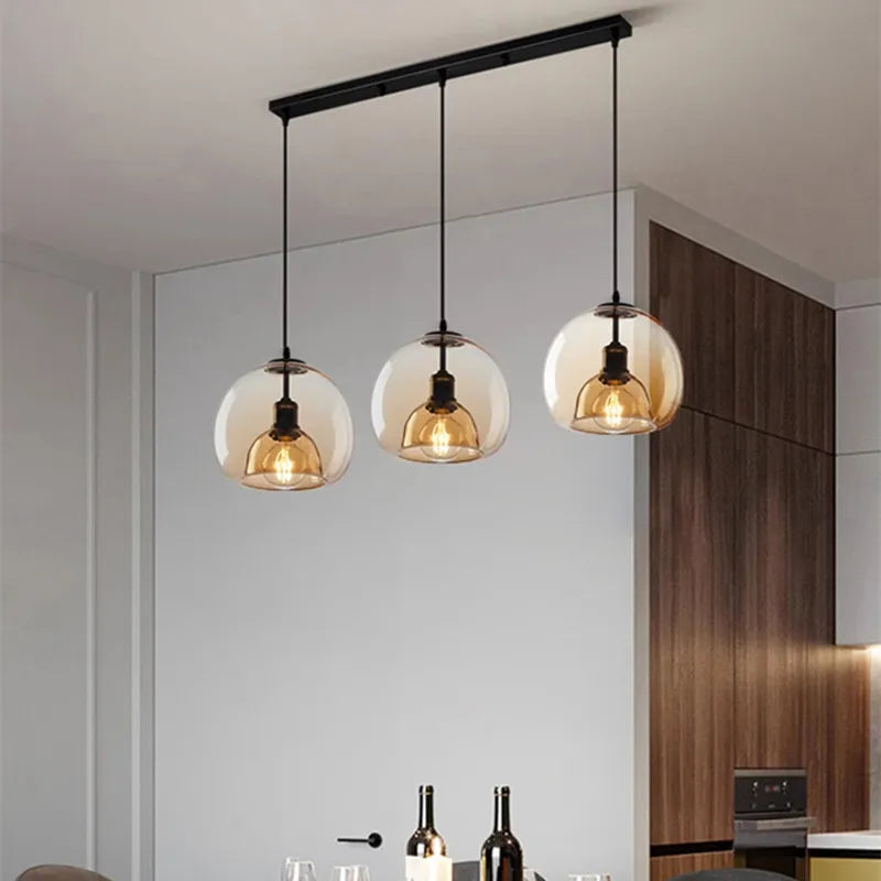 Nordic Chrome Pendant Light — Italian Design