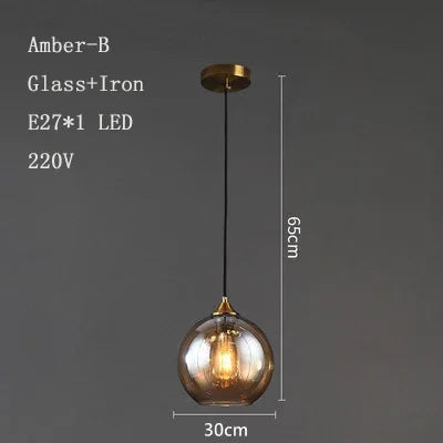 Nordic Minimalist Bedside Pendant Lamp