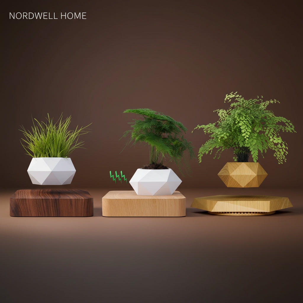 Levitating Planter — Magnetic Floating Pot