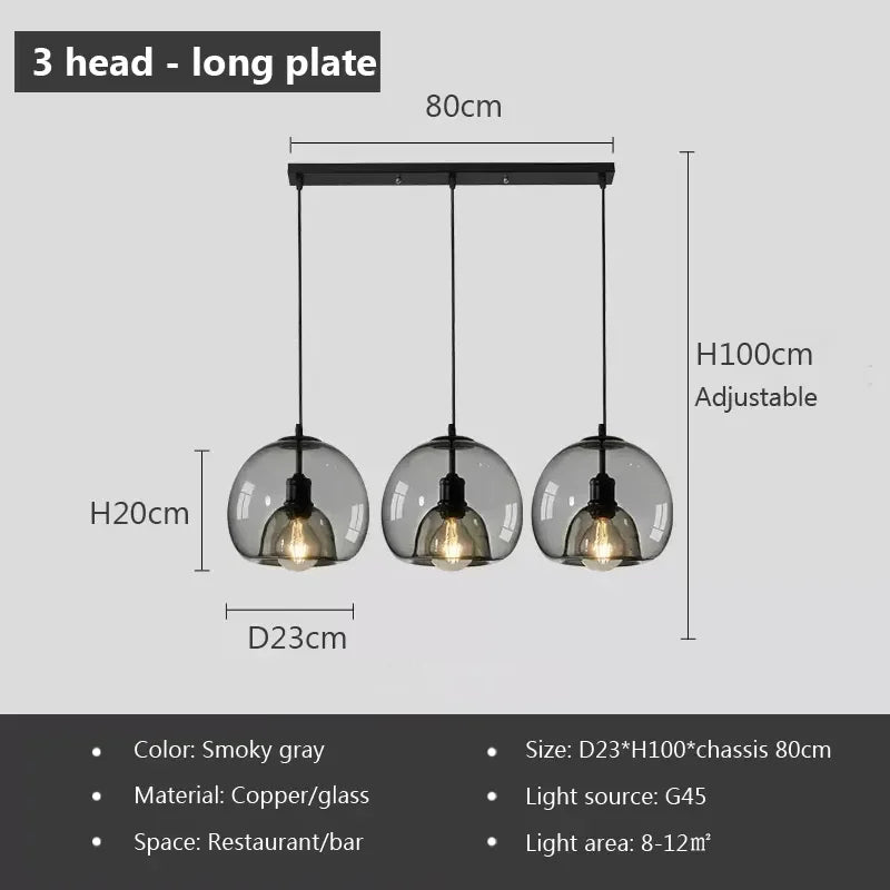 Nordic Chrome Pendant Light — Italian Design