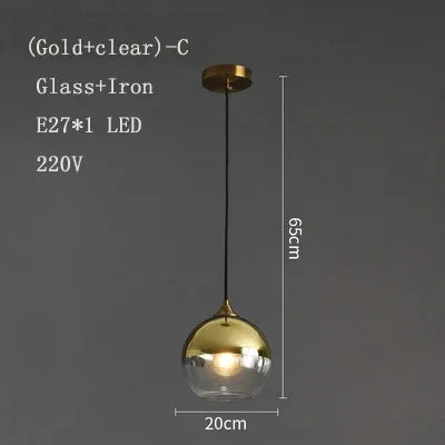 Nordic Minimalist Bedside Pendant Lamp