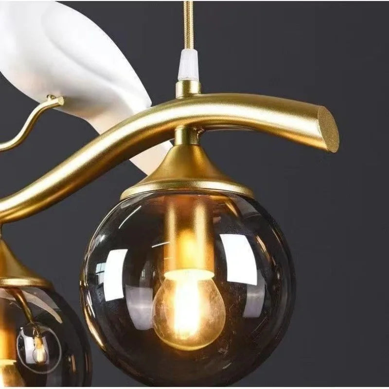 Nordic Spherical Glass Pendant Light