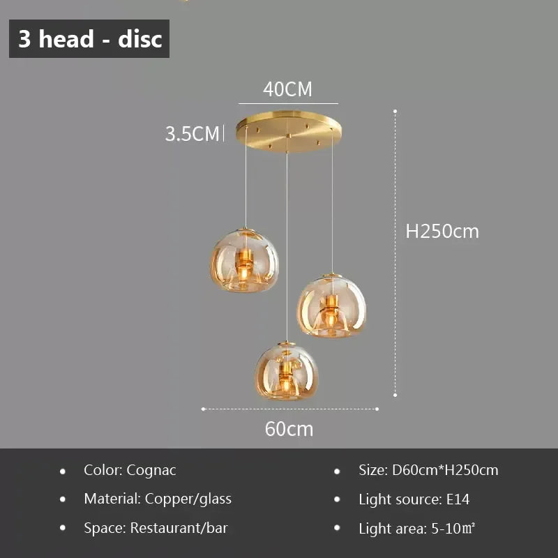 Nordic Chrome Pendant Light — Italian Design
