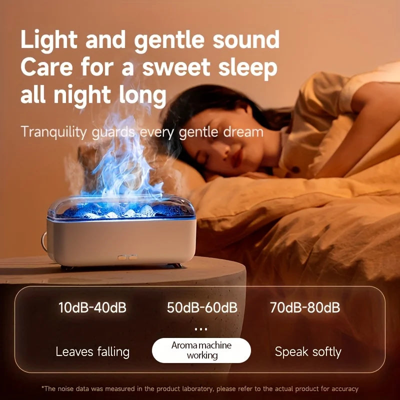 Simulated Flame Humidifier — Three-Speed