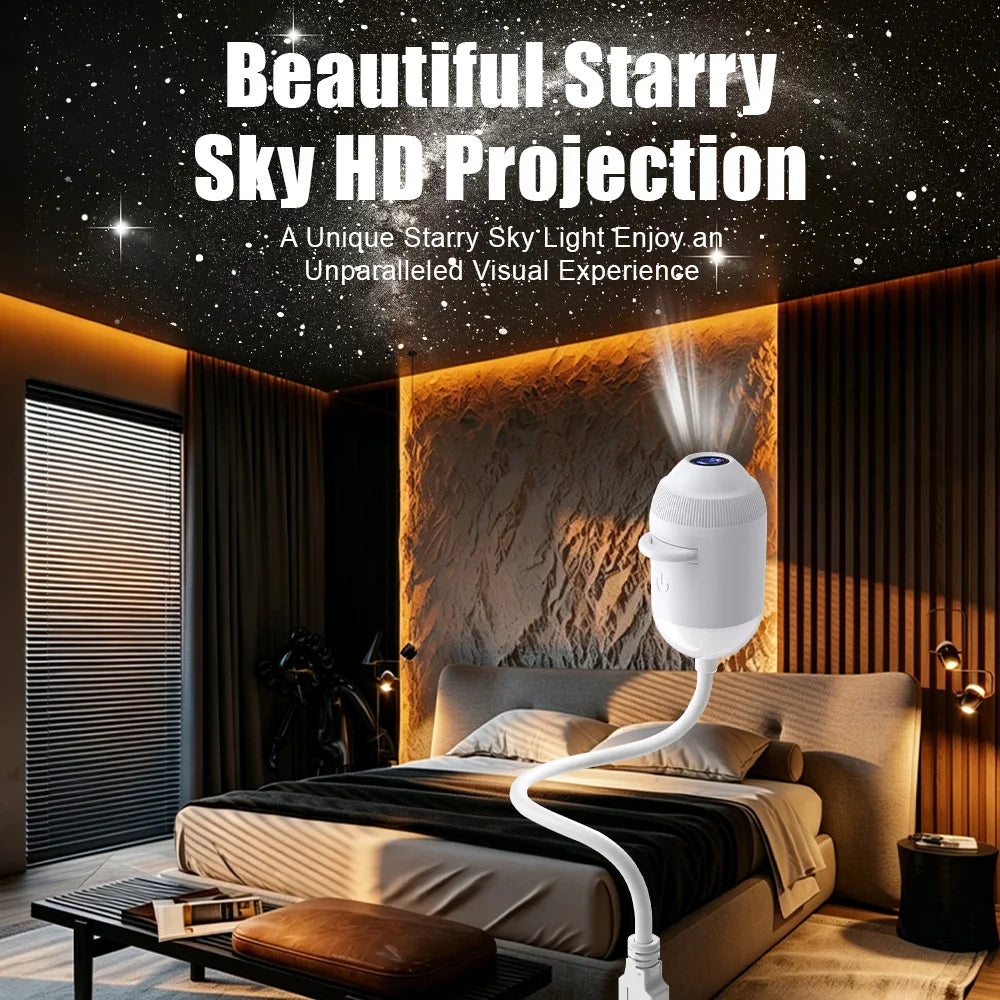 Galaxy Starlight Projector — USB Ambient Light