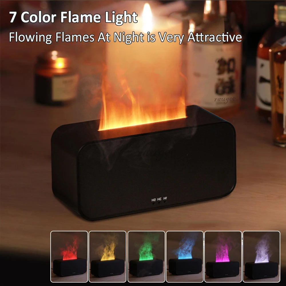 Mini Flame Diffuser — Automatic Aroma Humidifier