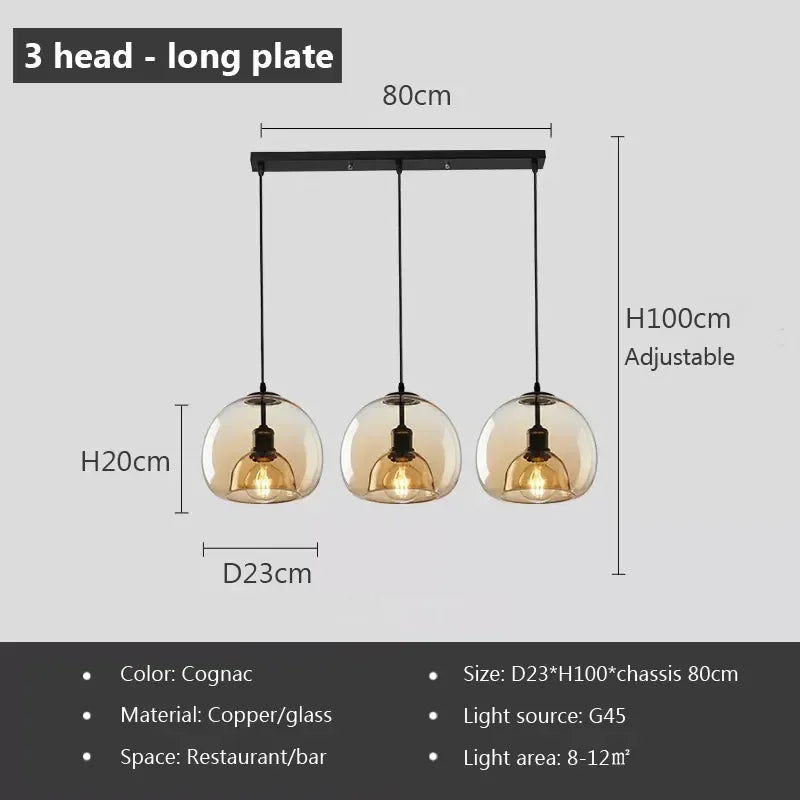 Nordic Chrome Pendant Light — Italian Design