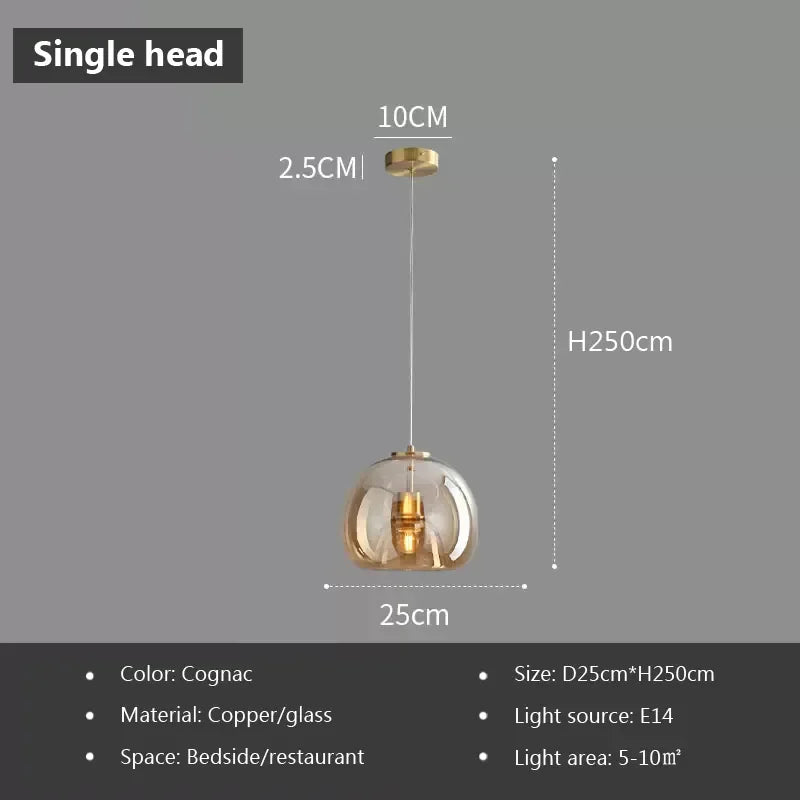 Nordic Chrome Pendant Light — Italian Design