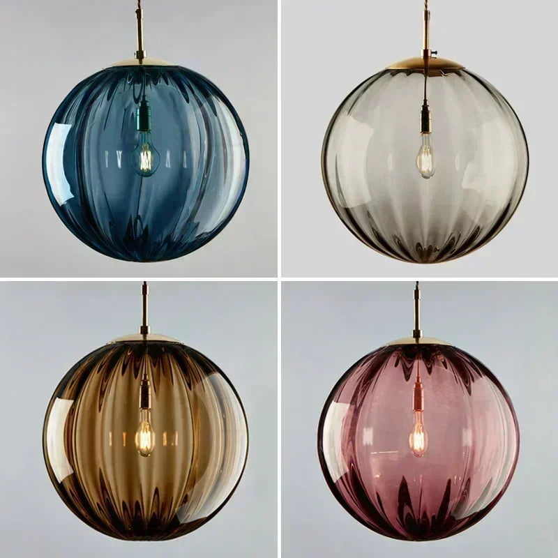 Nordic Glass Ball Pendant Light