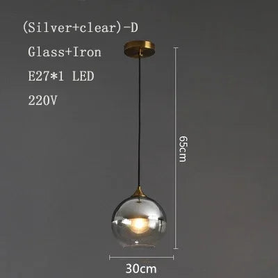 Nordic Minimalist Bedside Pendant Lamp