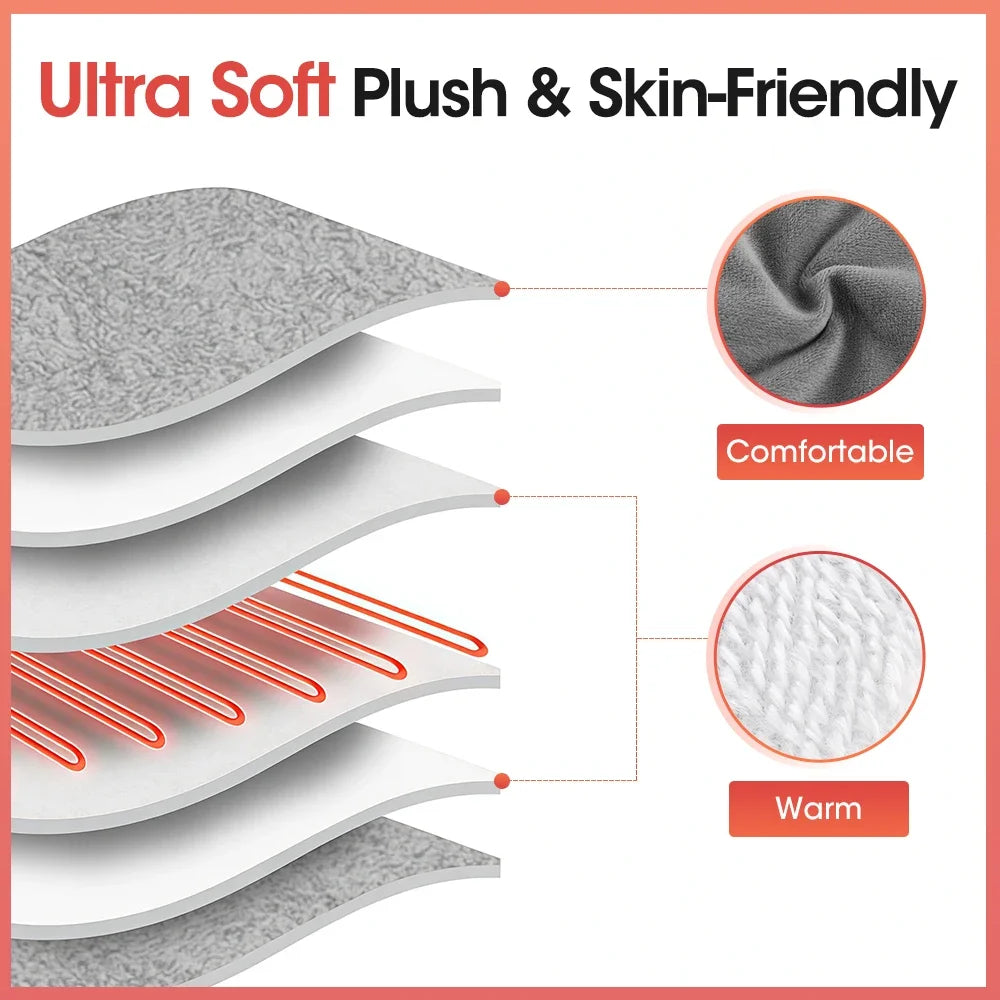 Electric Foot Warmer Mat — USB Heated Cover