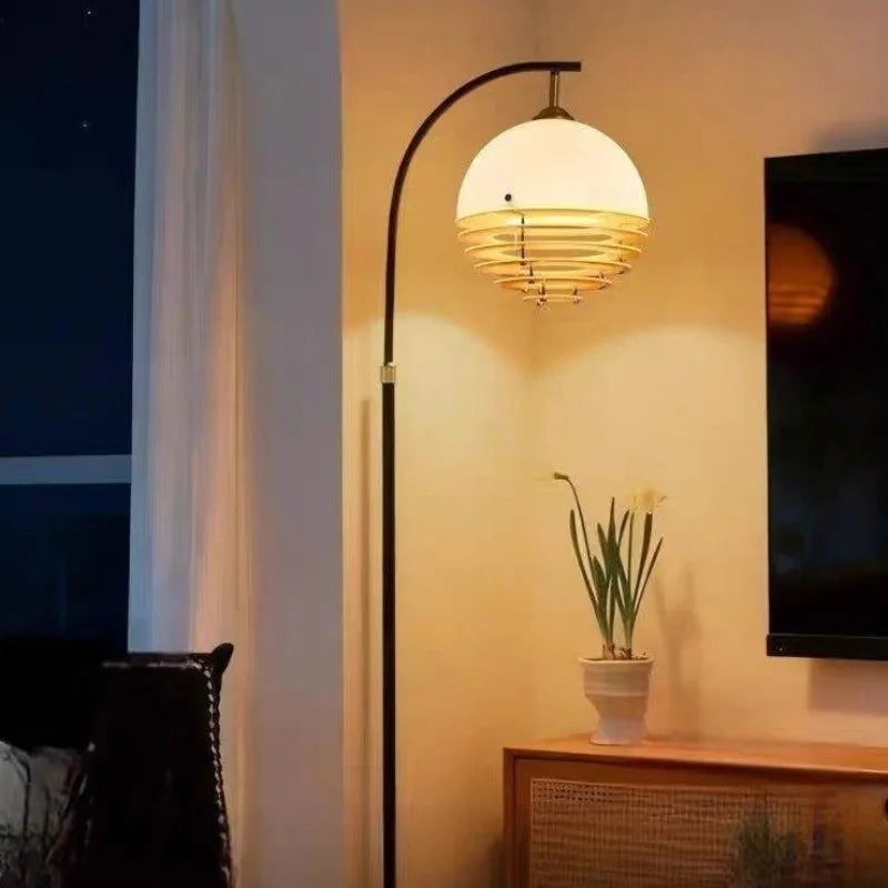 Sunset Floor Lamp — Minimalist Iron Base