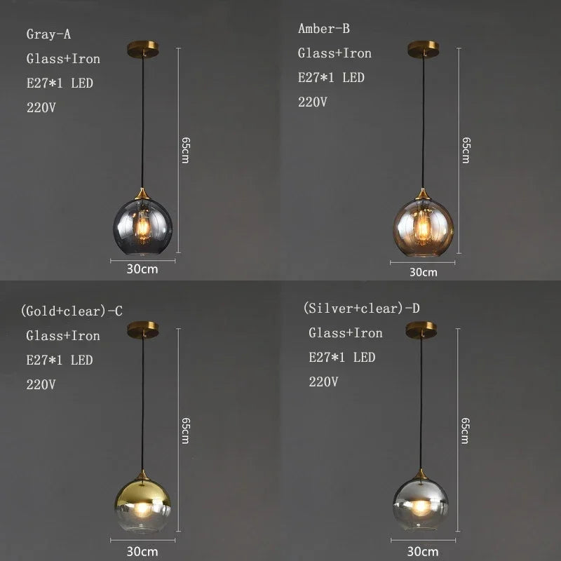 Nordic Minimalist Bedside Pendant Lamp