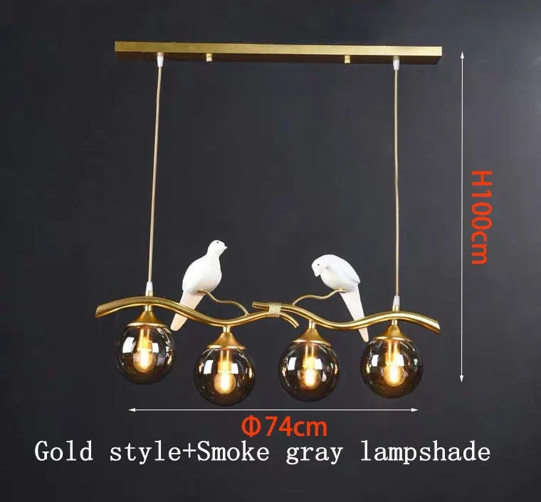 Nordic Spherical Glass Pendant Light
