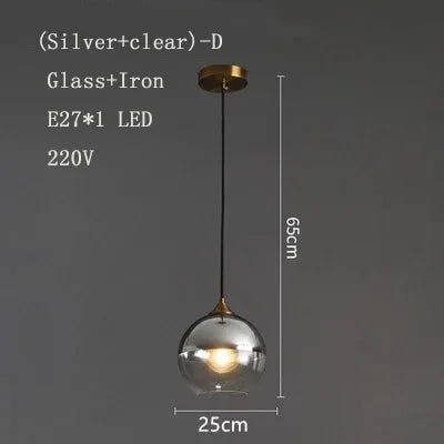 Nordic Minimalist Bedside Pendant Lamp