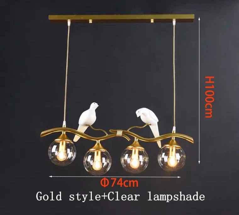 Nordic Spherical Glass Pendant Light