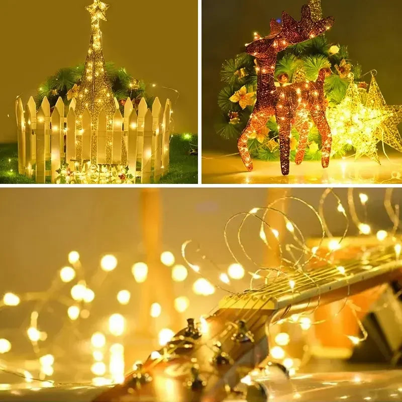Solar Garden Fairy Lights — Twinkle, Waterproof