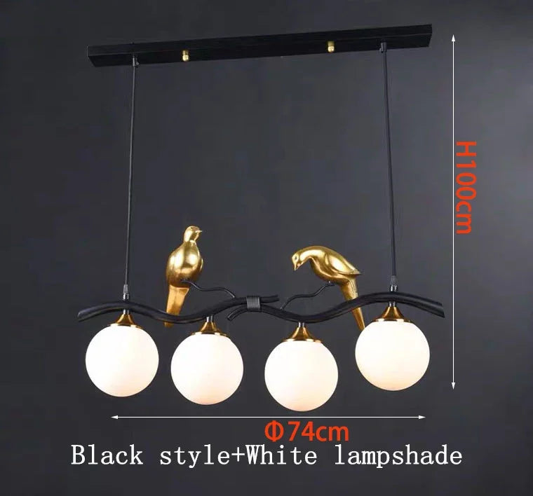 Nordic Spherical Glass Pendant Light