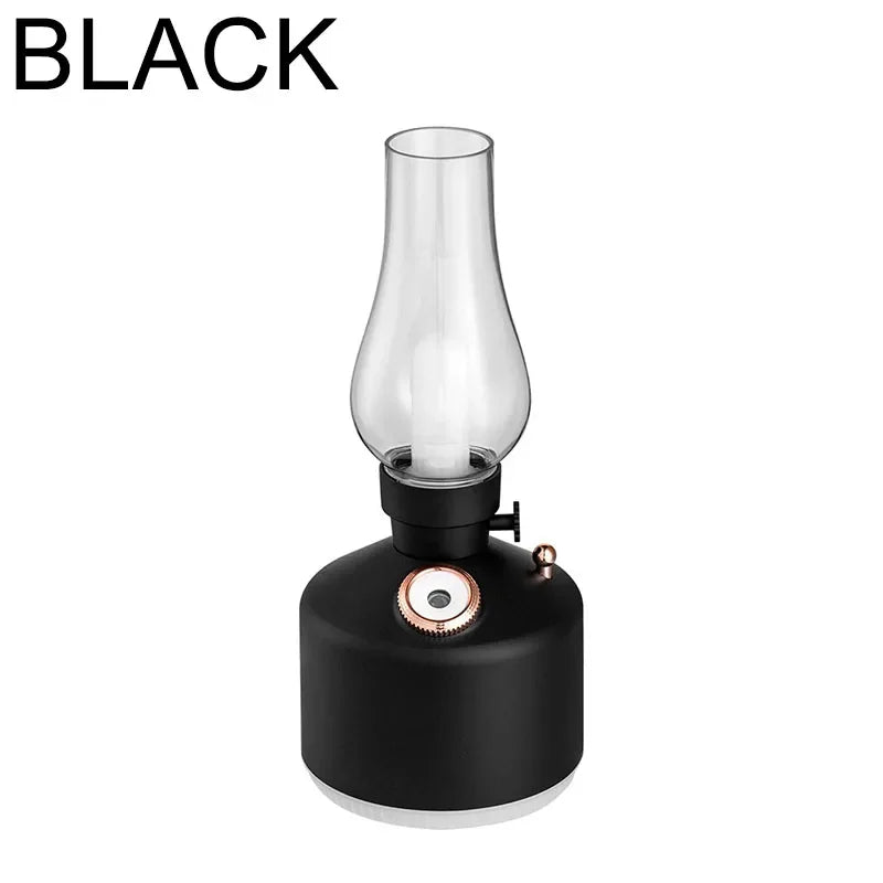 Retro Lamp Diffuser — 7-Color Cool Mist Humidifier