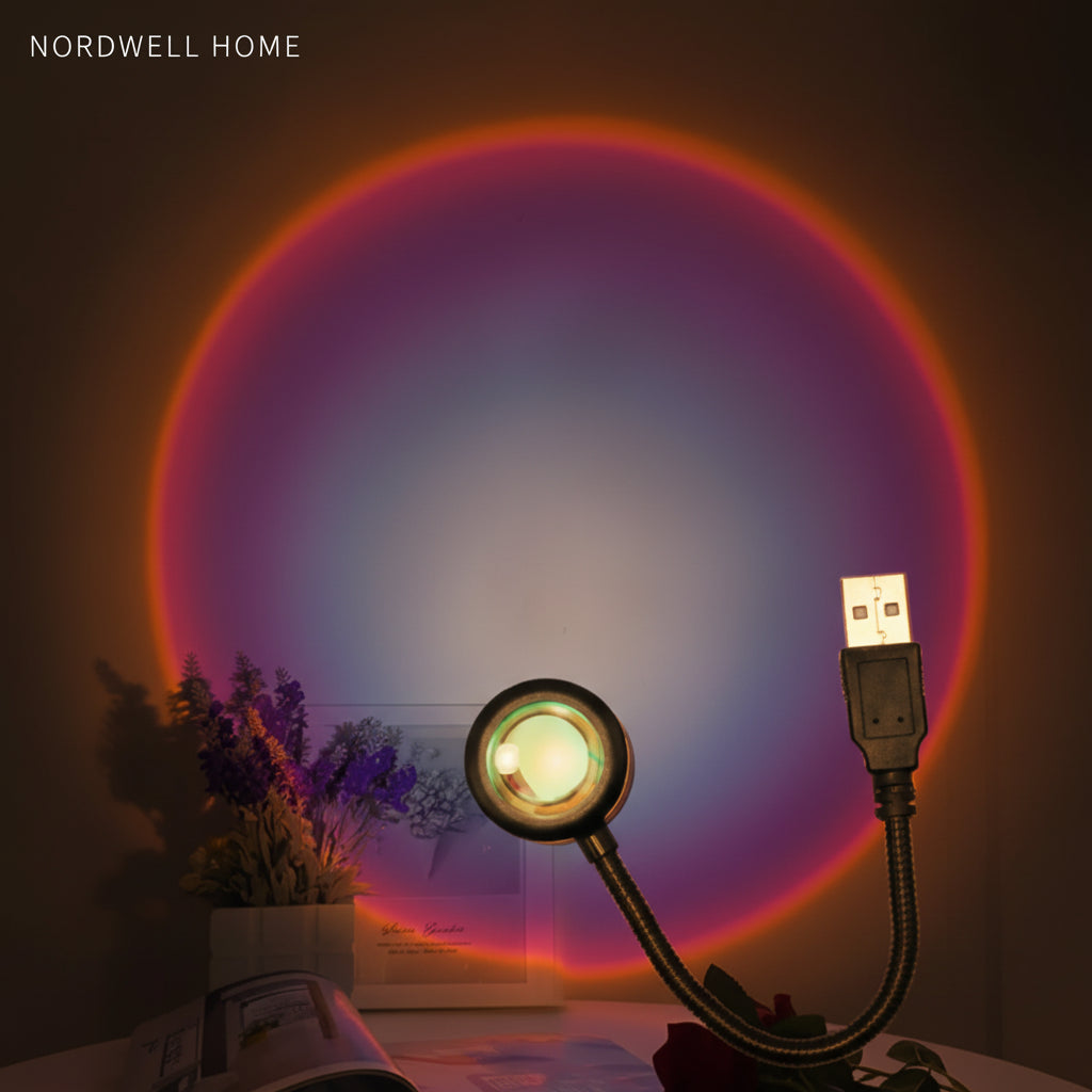 Sunset Projection Lamp — Neon Edition