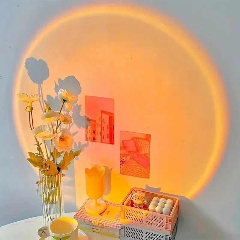 Sunset Projection Lamp — USB Ambient Light