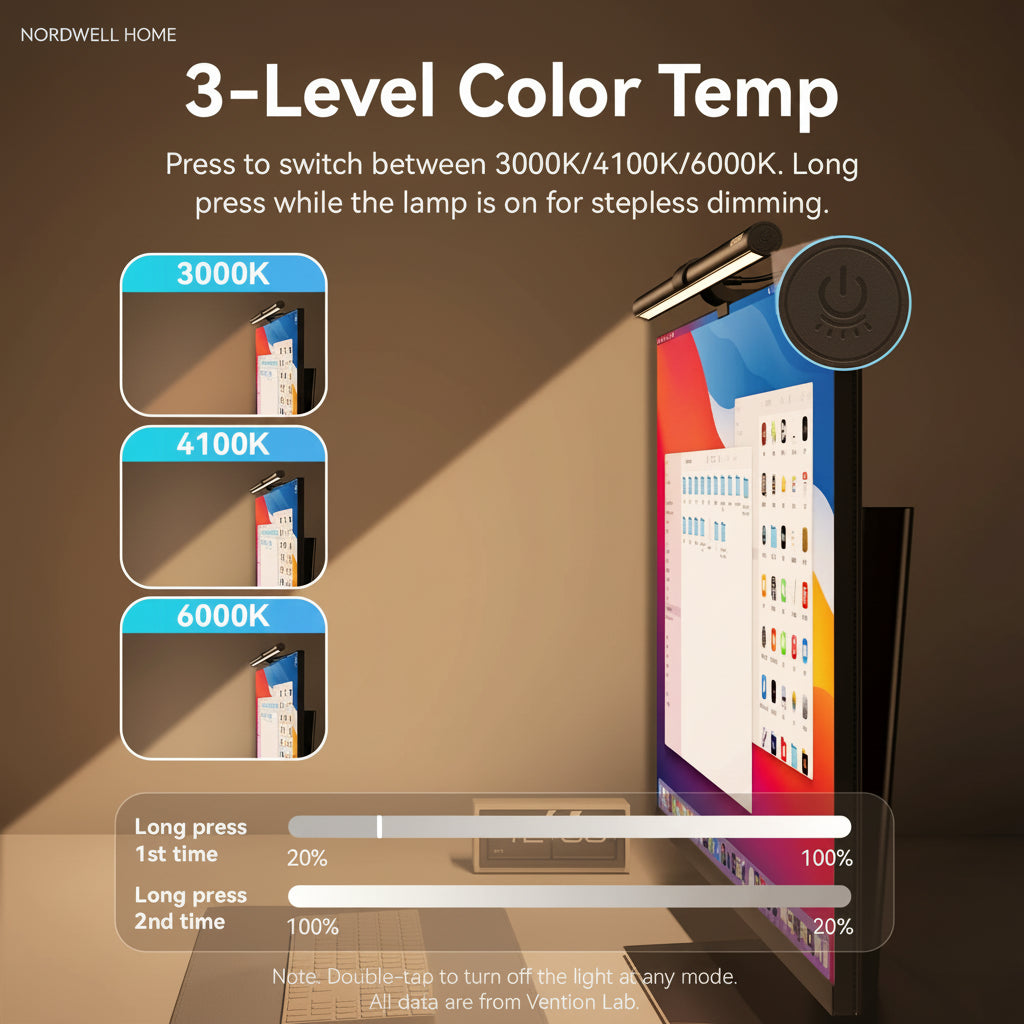Monitor Light Bar — Glare-Free