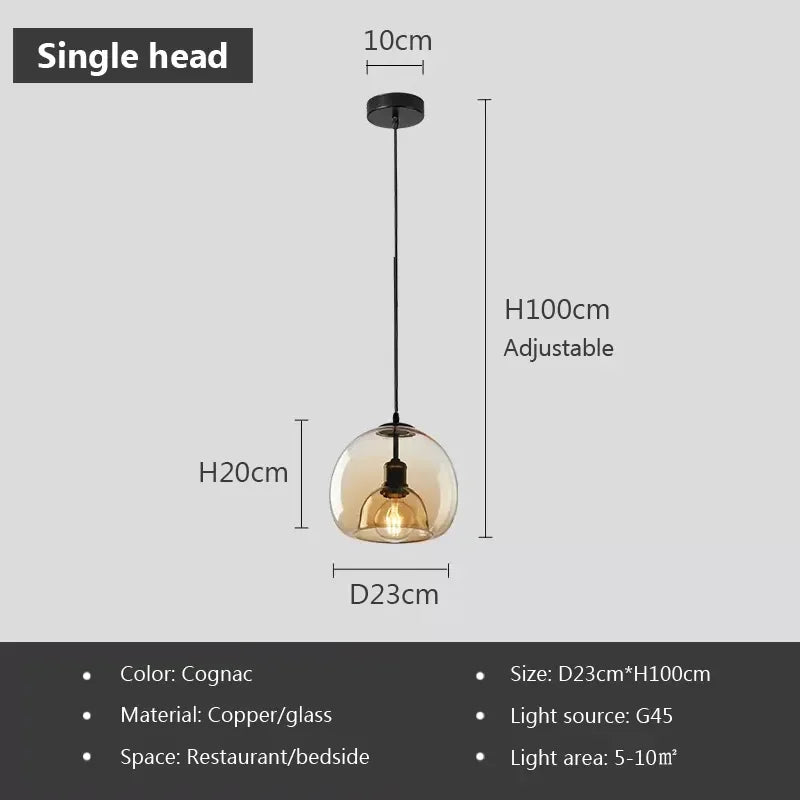 Nordic Chrome Pendant Light — Italian Design