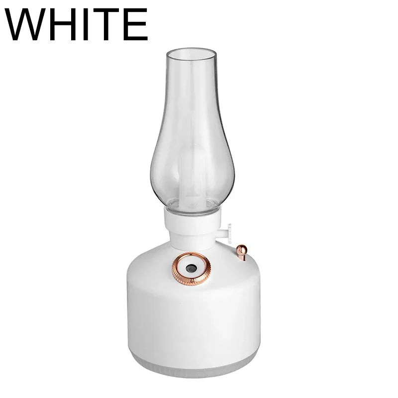 Retro Lamp Diffuser — 7-Color Cool Mist Humidifier